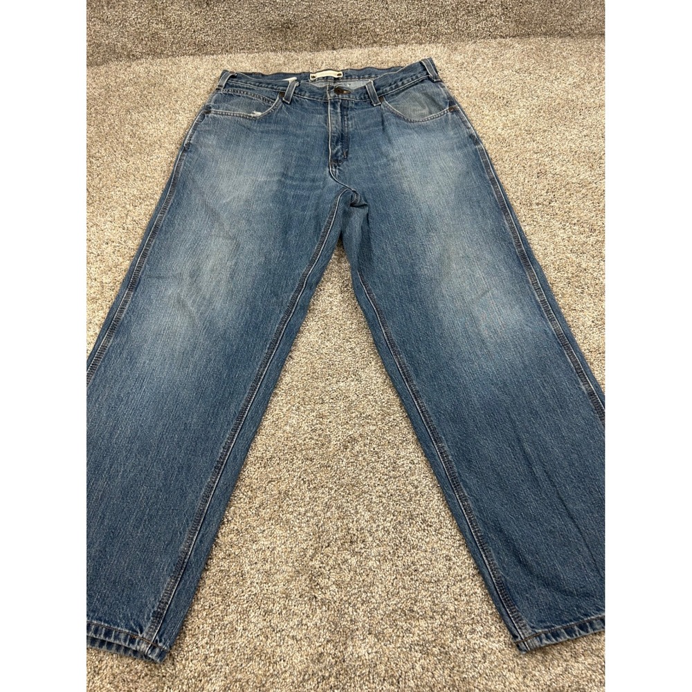 Carhartt Loose Fit Straight Leg Jeans Mens 36x30 Denim Work Pants 200831-A #0857